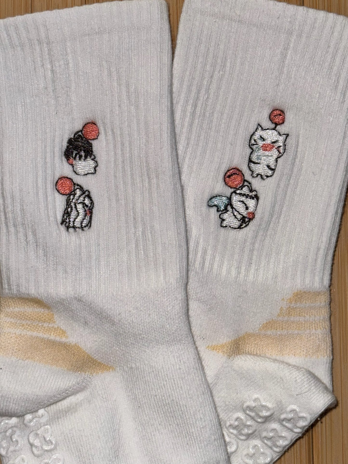 Emo-ogle grippy gamer socks