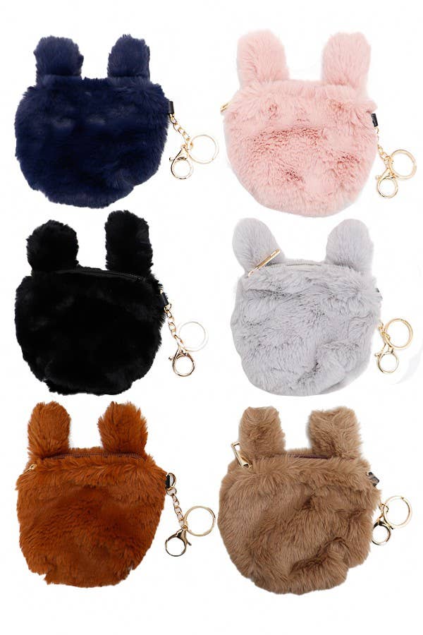 Mini Bunny Coin Pouch Keychain