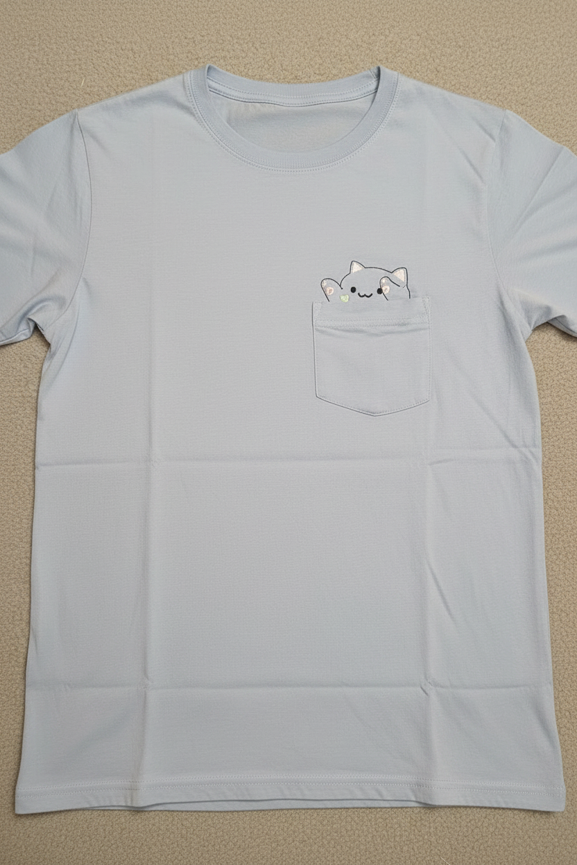 Blue Bongo Pocket Tee Short Sleeve embroidered