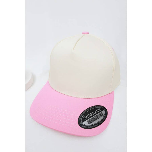Two-Tone snapback Cap