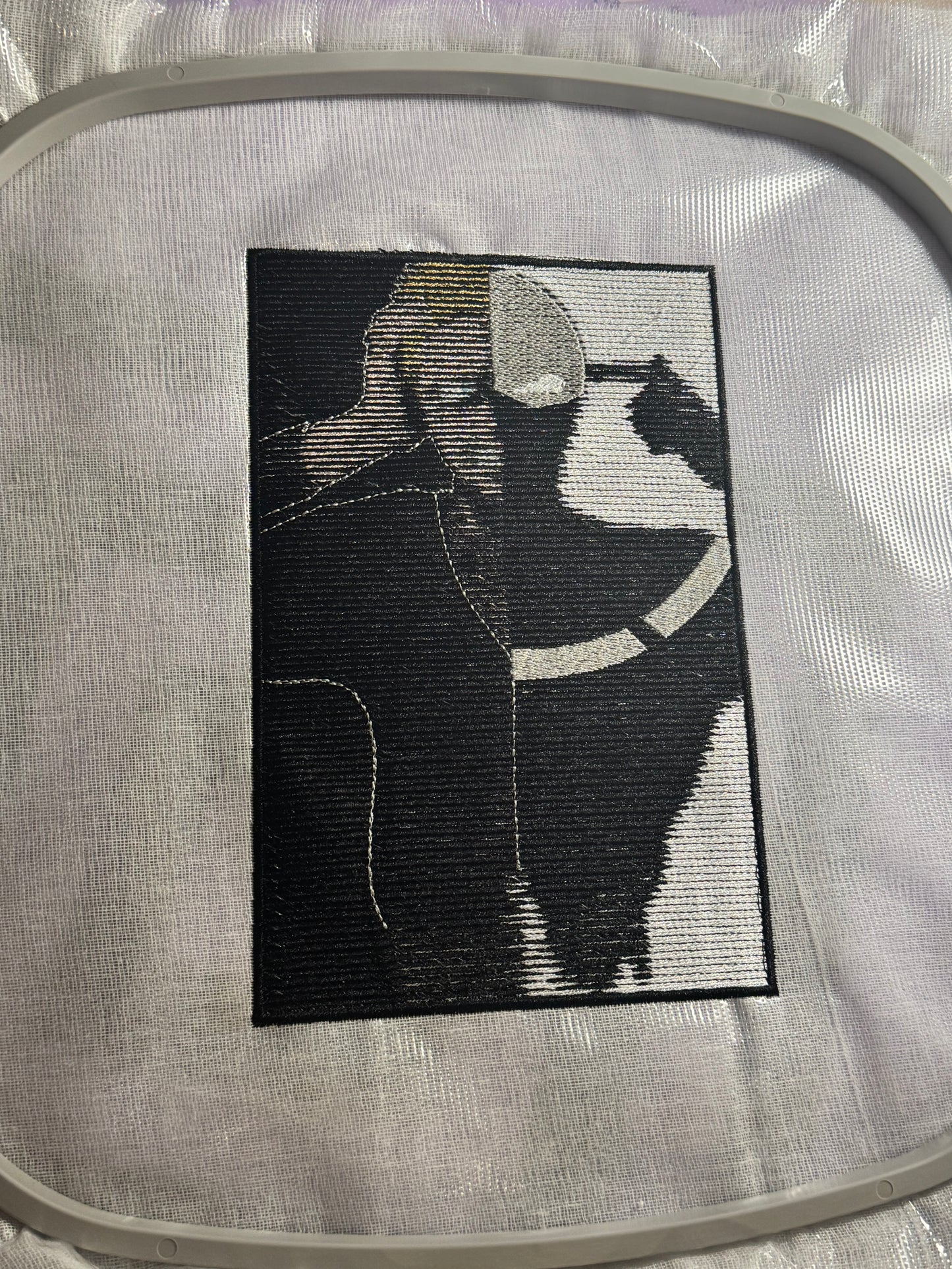 manga panel iron-on patches - medium size