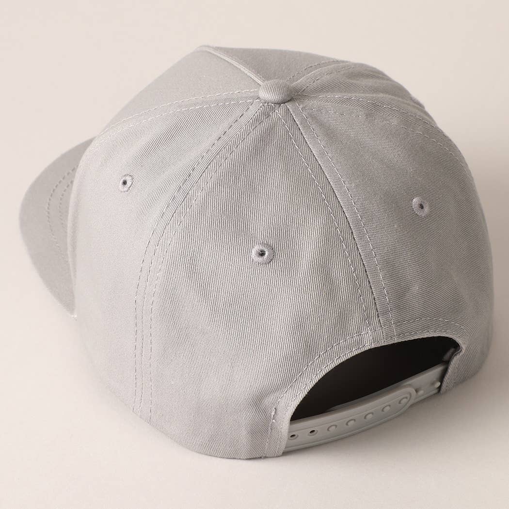 Drunk Soju Moogie embroidered snapback hat