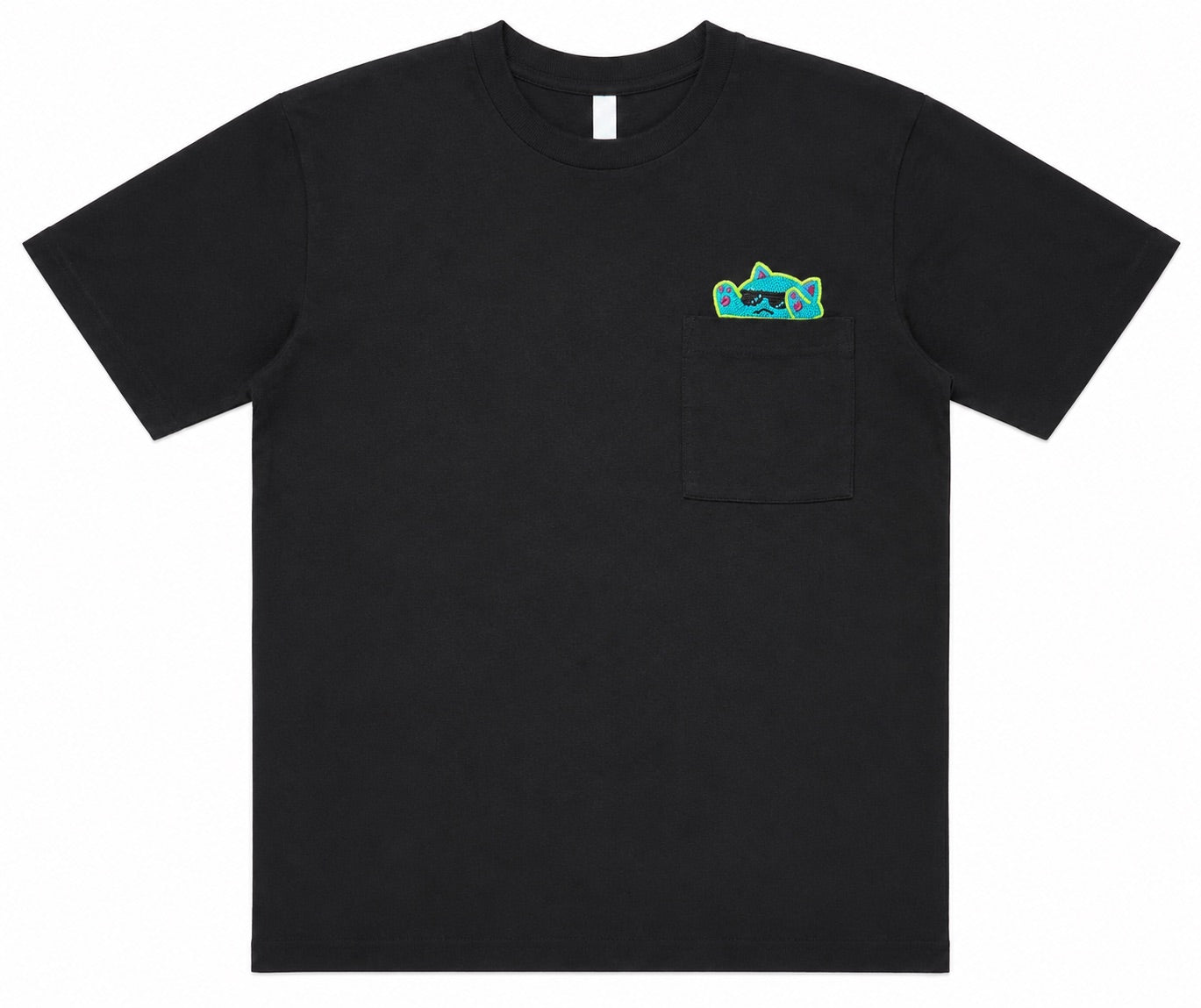 Bongo Kitty 90s shades Short Sleeve Pocket T-Shirt