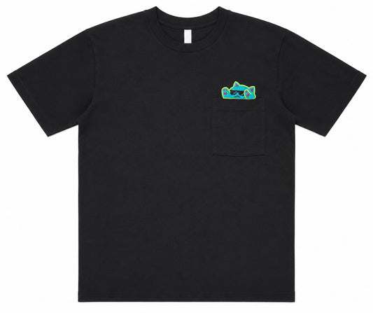 Bongo Kitty Cat 90s shades Short Sleeve Pocket T-Shirt