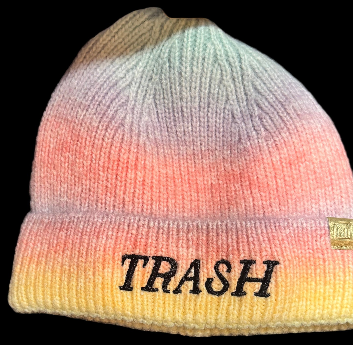 Trash Cuff Knit Beanie