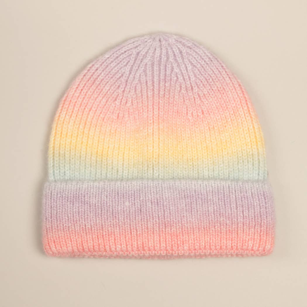 Ribbed Cuff Knit Beanie
