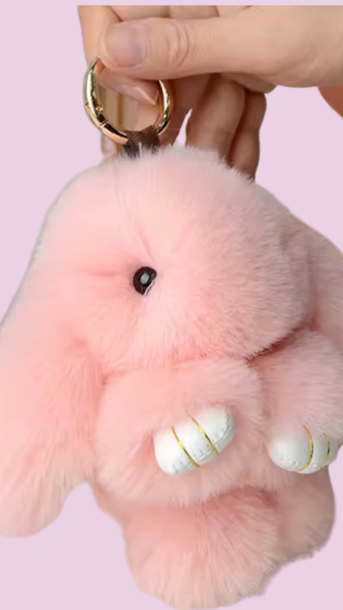 Soft Bunny Key Ring Bag Charm