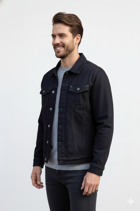 Denim Jacket: blank customizable embroidery