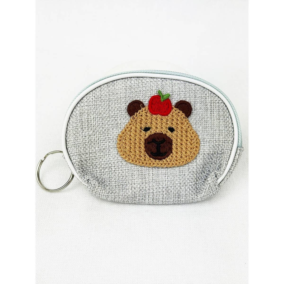 Capybara Coin Pouch with Zipper
