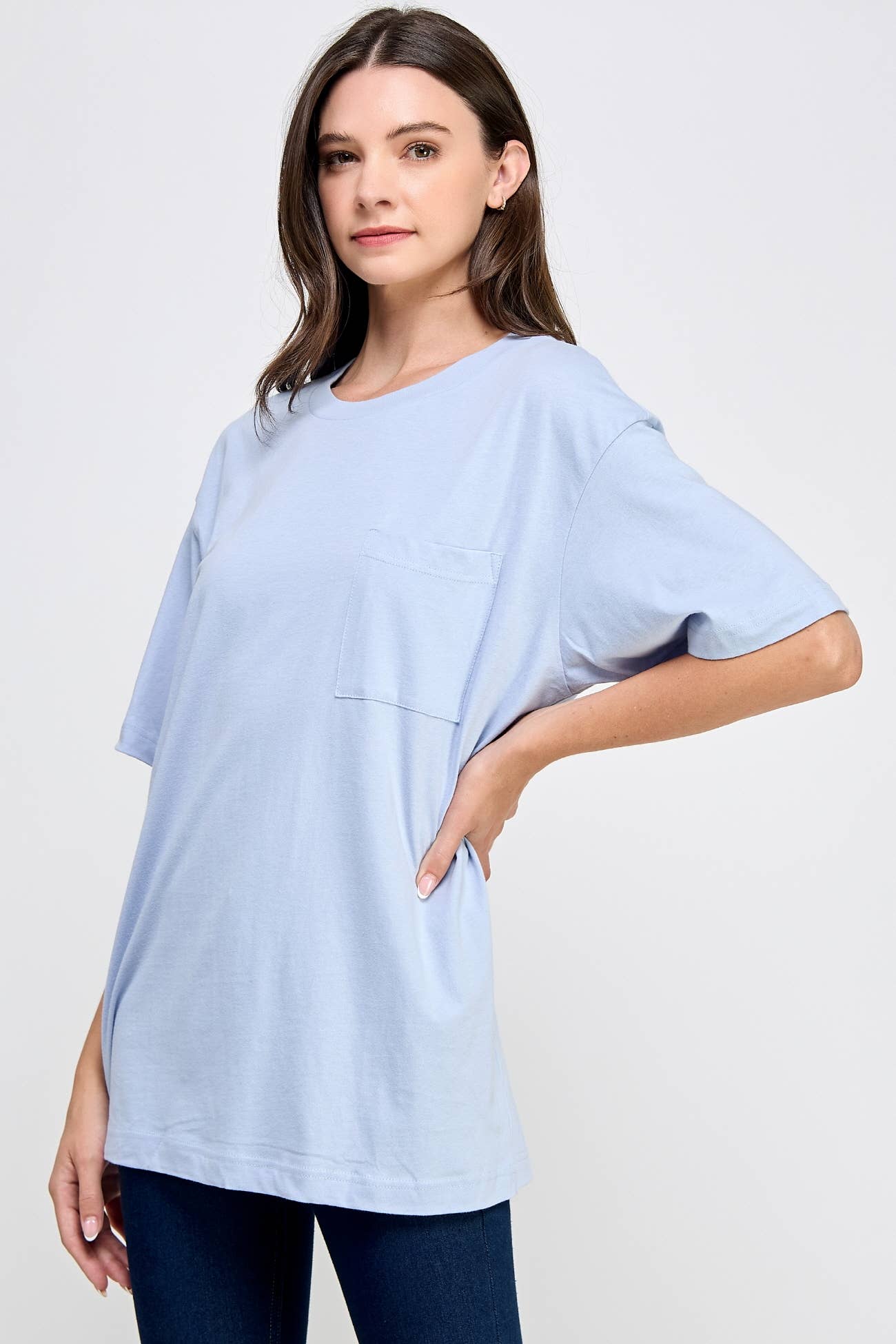 Blue Bongo Pocket Tee Short Sleeve embroidered