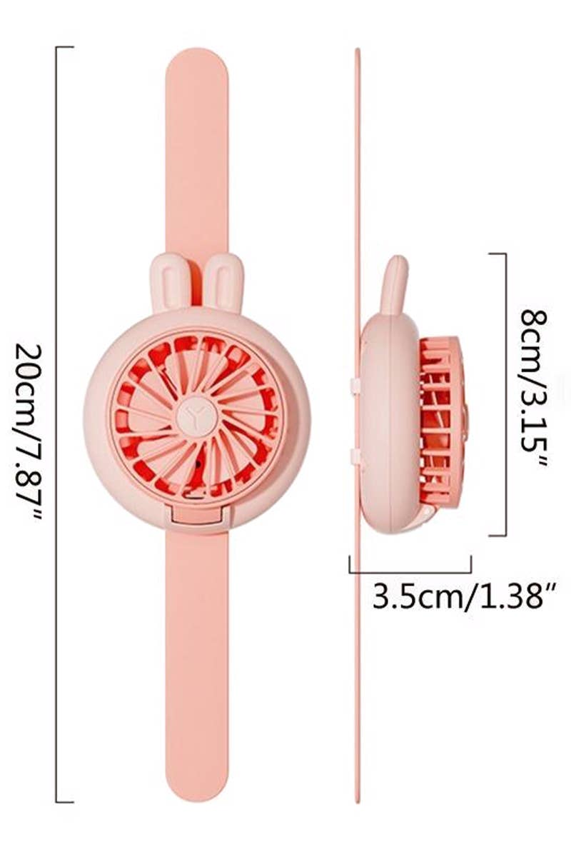 Bunny travel Fan Slap bracelet