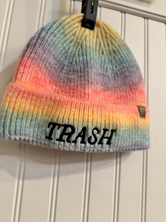 Trash Cuff Knit Beanie