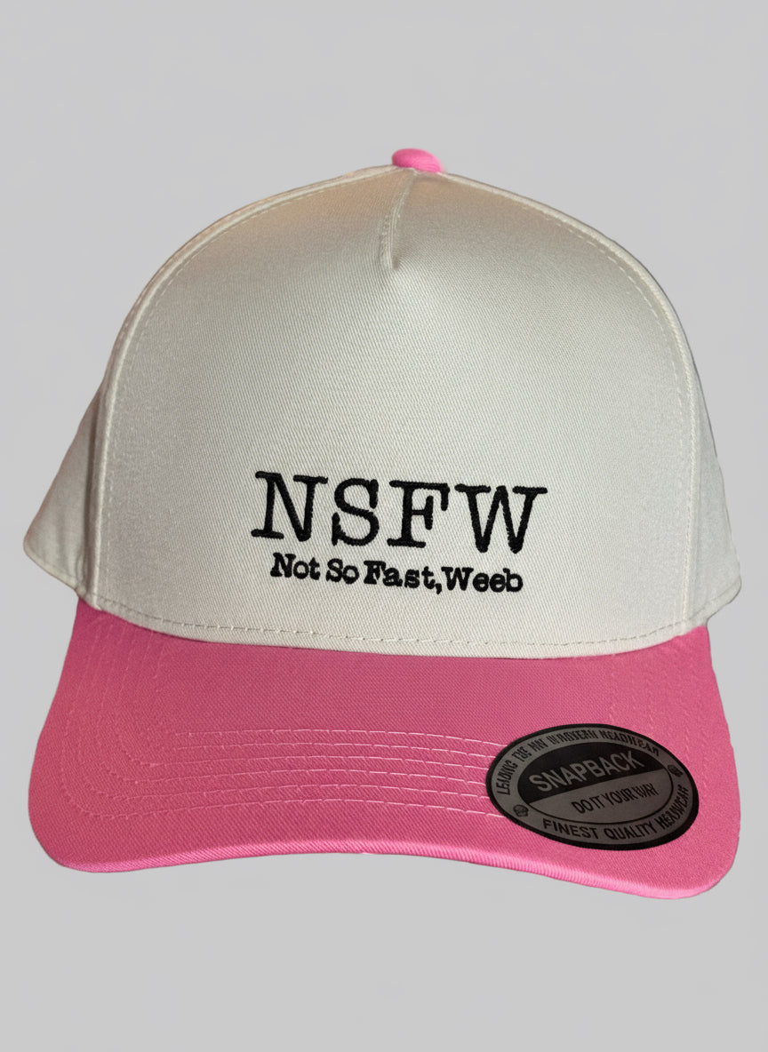 Pink NSFWeeb Snapback Hat