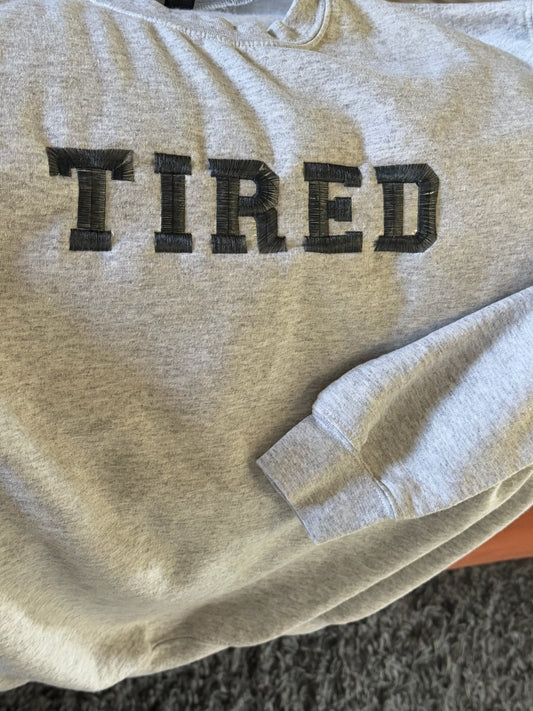 Tired oversized Sweatshirt