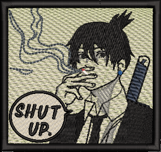 manga panel iron-on patches - medium size