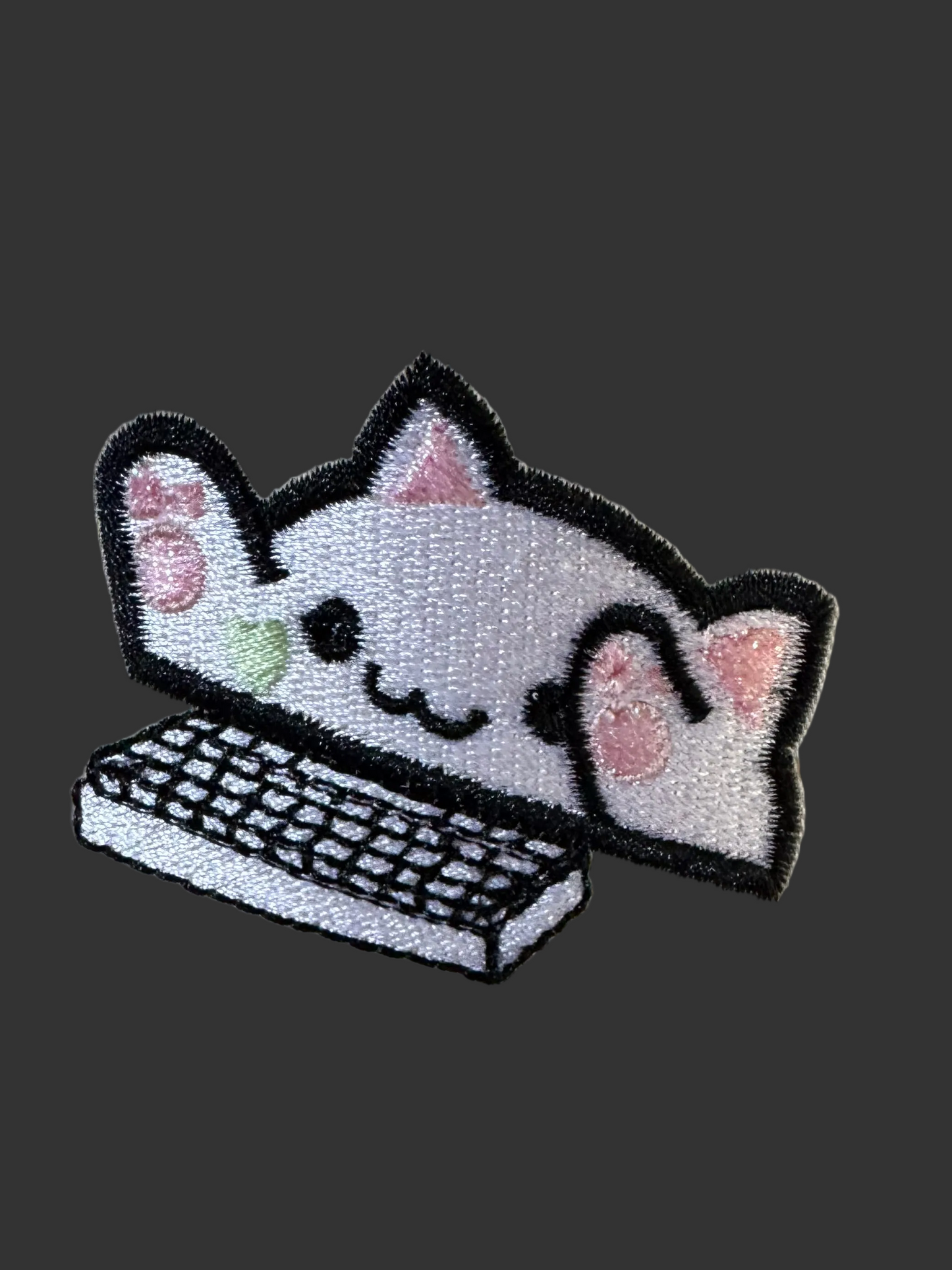Bongo keyboard kitty cat design for SnapBack Hat cap 