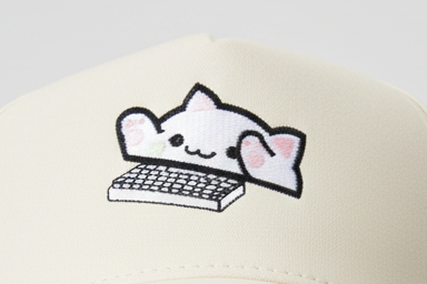Bongo kitty keyboard Embroidered Snapback hat