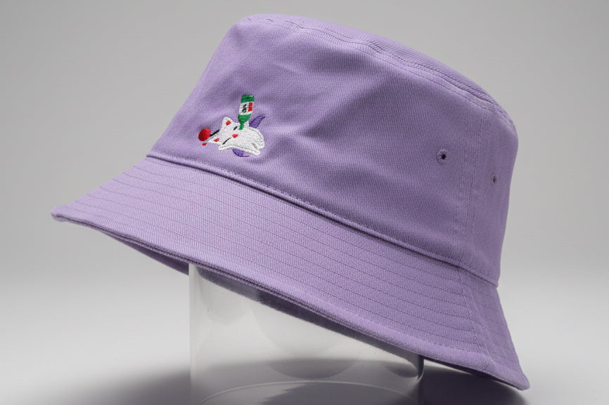Drunk Soju Moog embroidered bucket hat