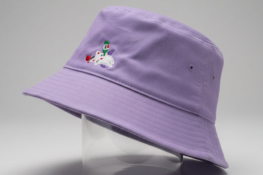 Drunk Soju Moog embroidered bucket hat