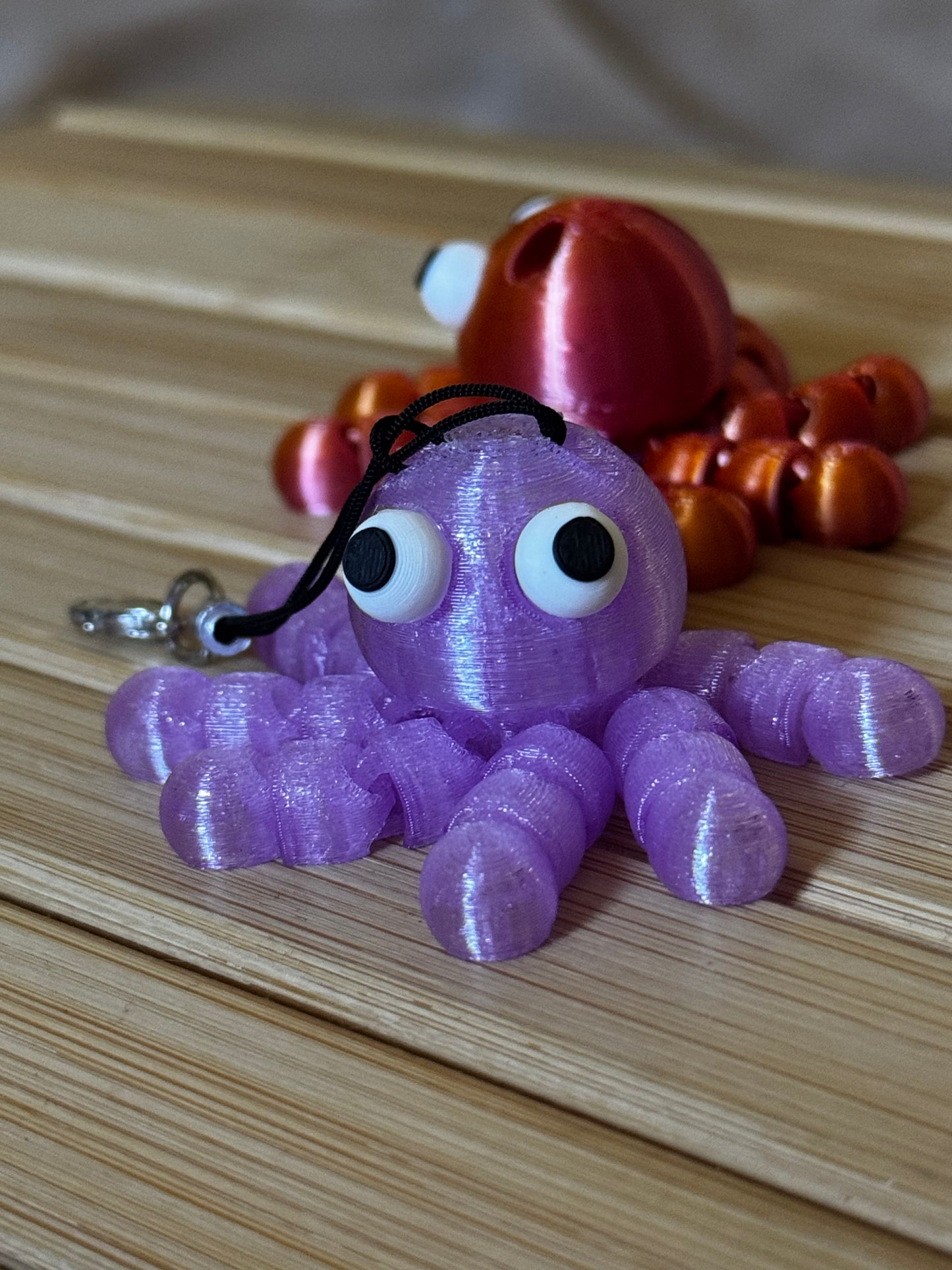 Fidget Minion zipper pull charm