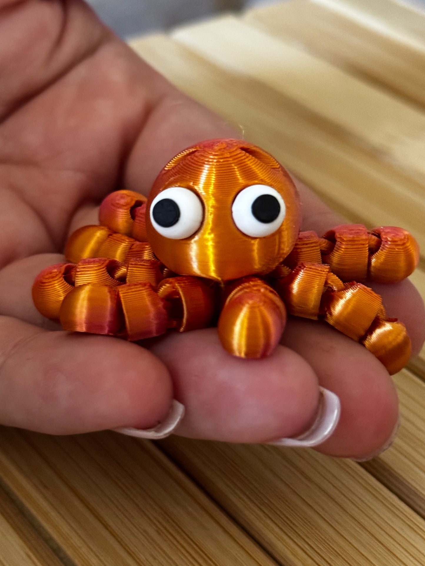 Fidget Minion zipper pull charm