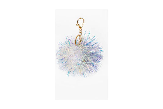 Sparkle holographic keychain