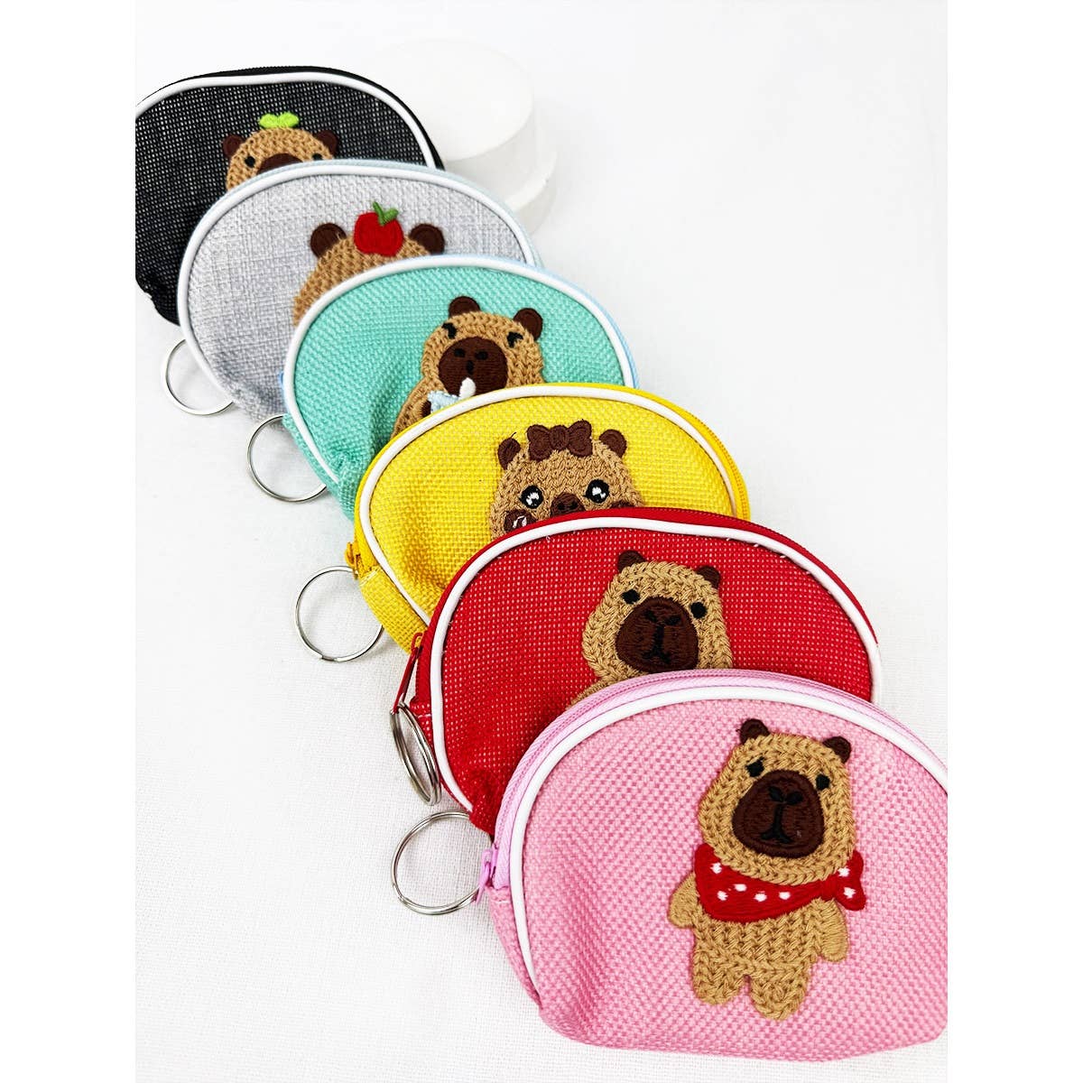 Capybara Coin Pouch with Zipper