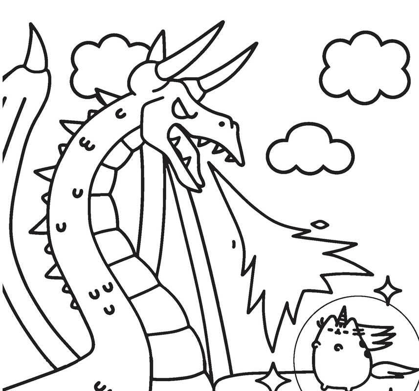 Pusheen Coloring Book by Claire Belton