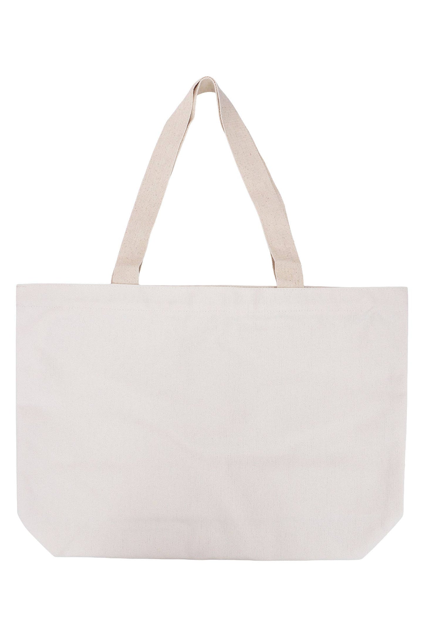 Clair E33 Obscur: Wide Canvas Zipper Natural Tote Bag