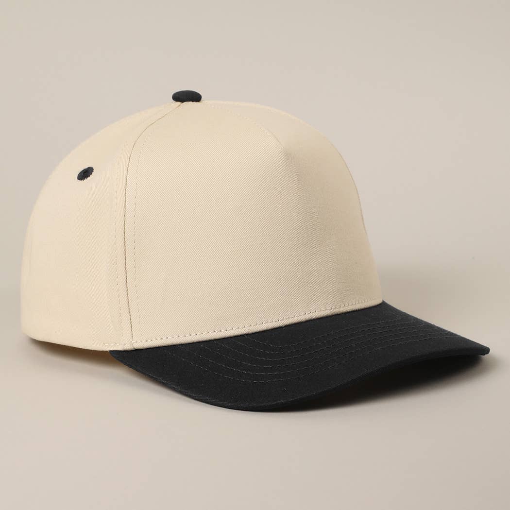 Two-Tone snapback Cap