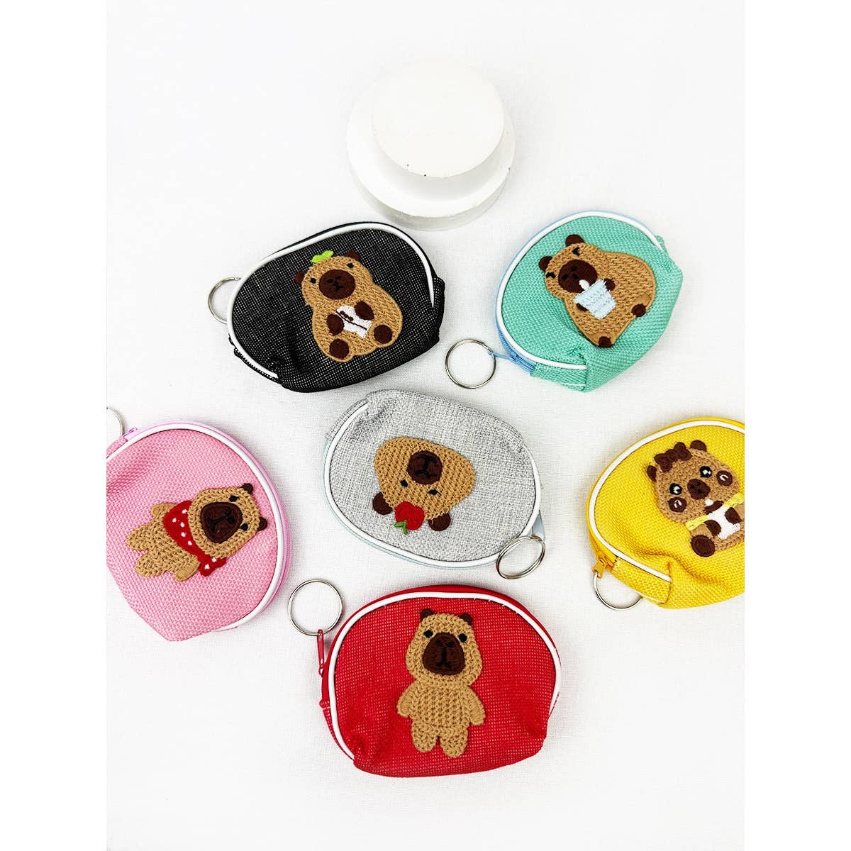 Capybara Coin Pouch with Zipper