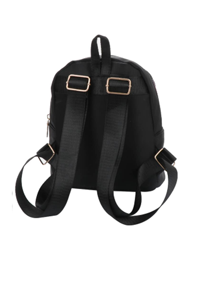 Black Mini Backpack
