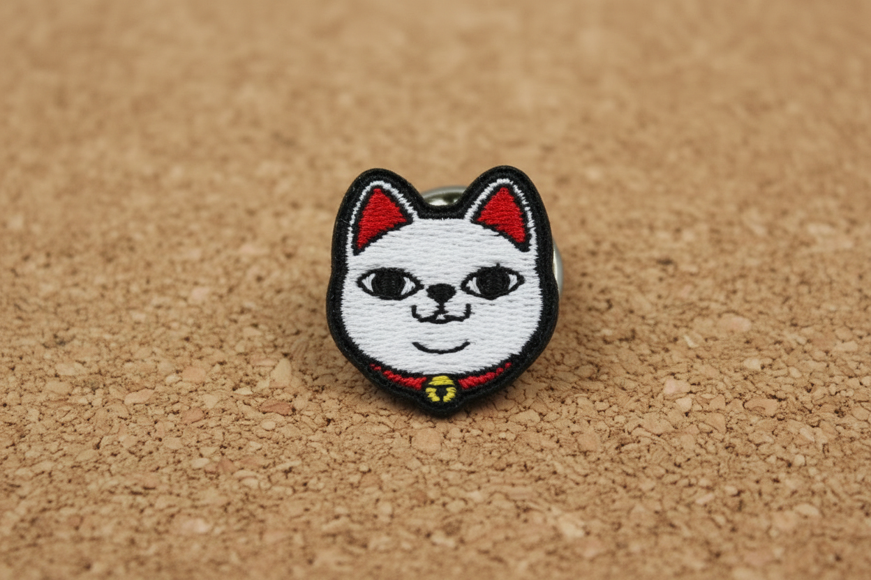 Turbo Granny Embroidered Pin