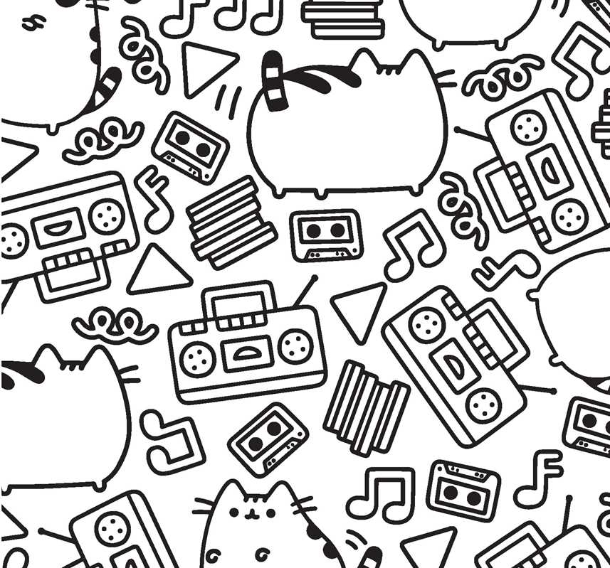 Pusheen Coloring Book by Claire Belton