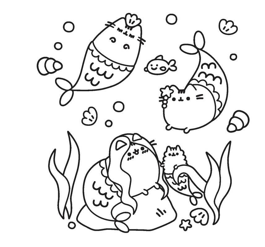 Pusheen Coloring Book by Claire Belton