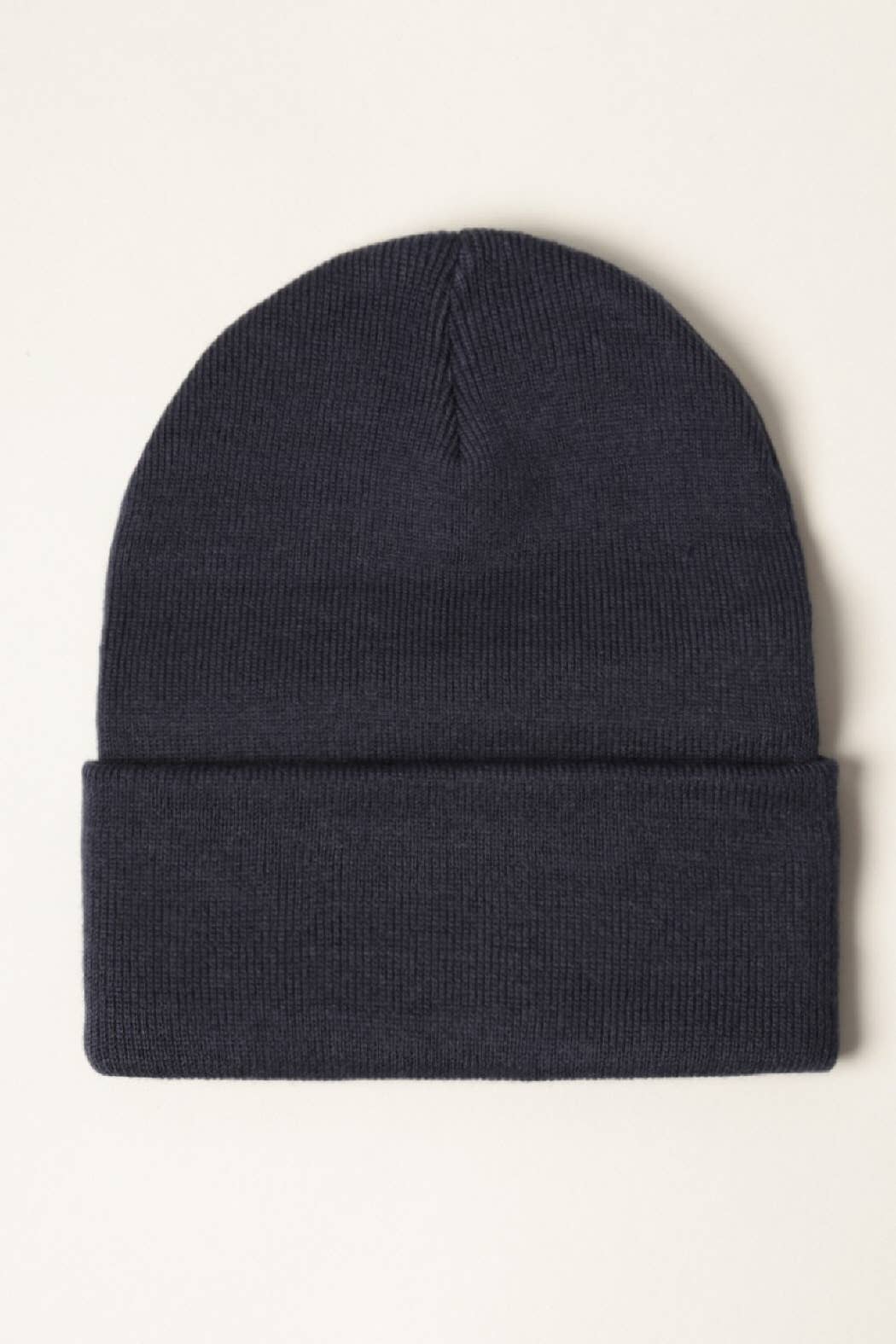 Ribbed Cuff Knit Beanie