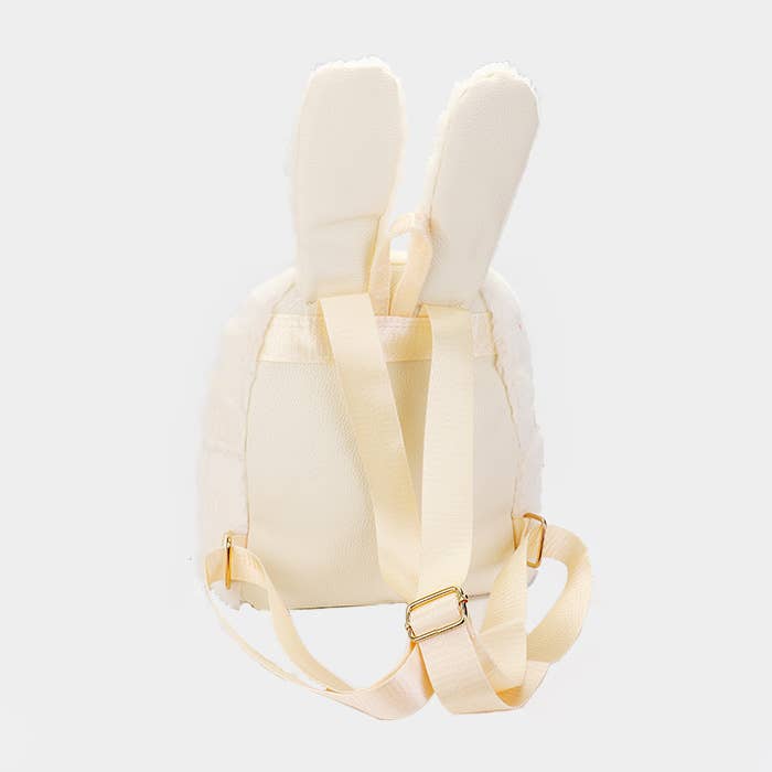 Crescent Fluffy Bunny mini backpack purse (Limited Edition)